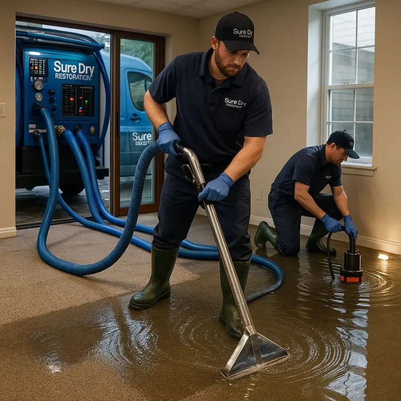 Water Extraction and Removal process in Lawton, MI